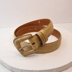 Joan & David Calfskin Leather Belt Sz S